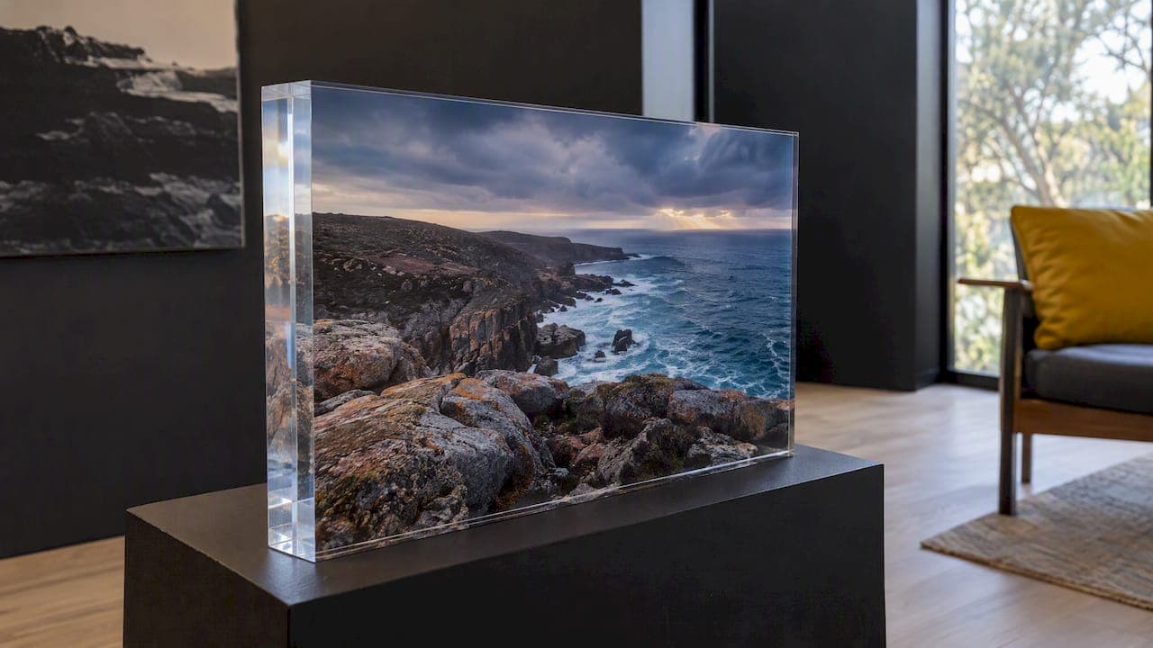 Photographer Backed UV Filtering Acrylic Photo Blocks for Collectors