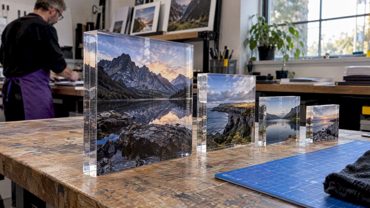 A Photographer's Rules for Acrylic Photo Block Sizes and Depth